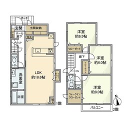 大和田町戸建の物件間取画像